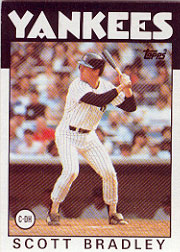 1986 Topps Baseball Cards      481     Scott Bradley